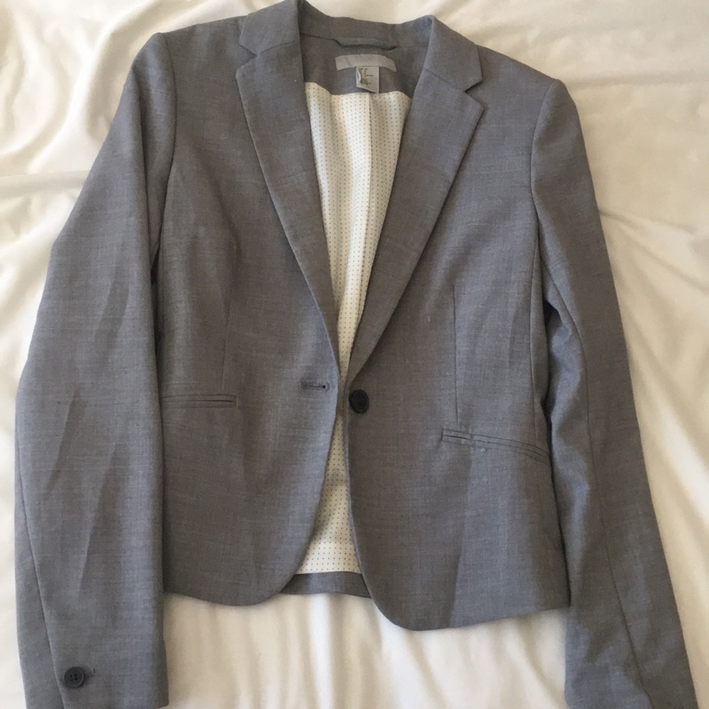Grey woman’s blazer
